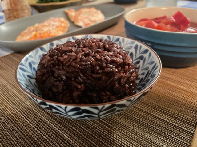 White Rice Turns Black